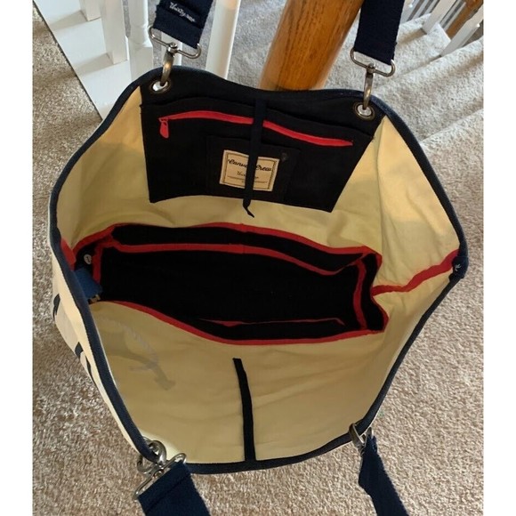 Thirty One 31 Canvas Crew Anchor Tote Bag - Picture 3 of 4